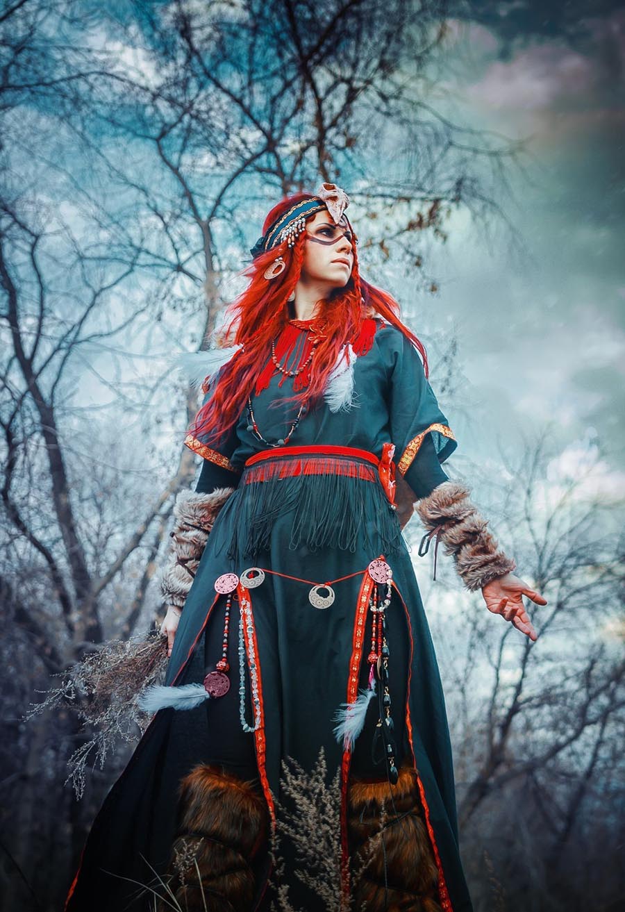 Girls in Slavic costumes underwear in Amman